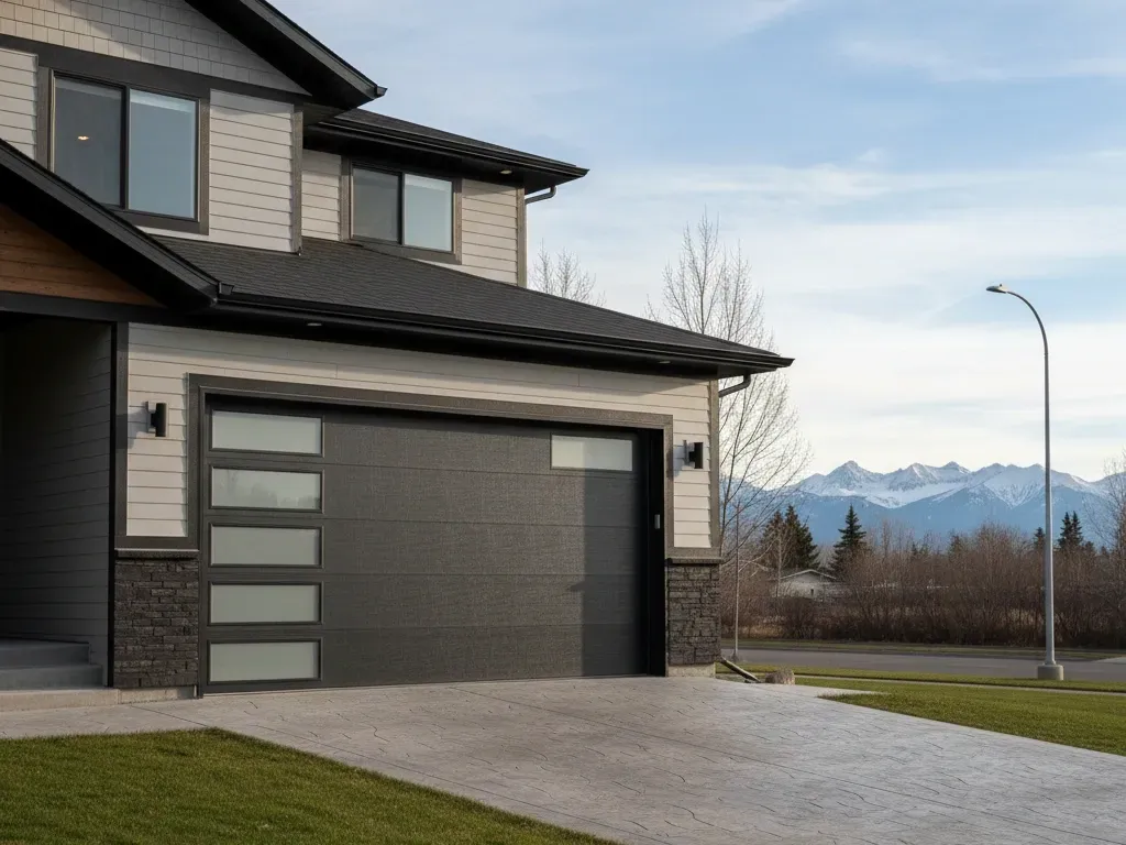 Custom garage door installation
