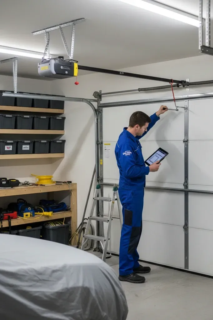 Garage Door Hardware Inspection