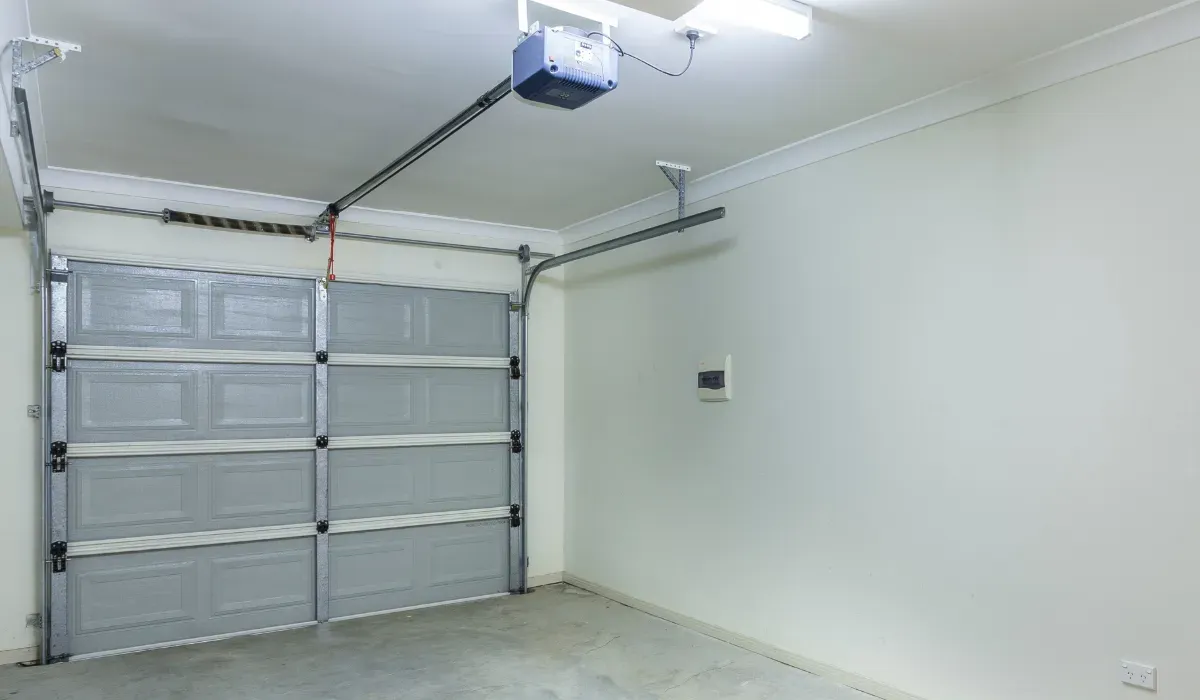 Battery backup garage door installation