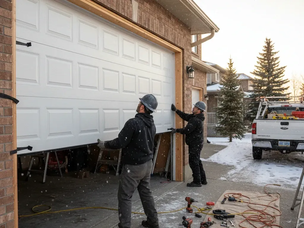 Insulated Garage Door Installation