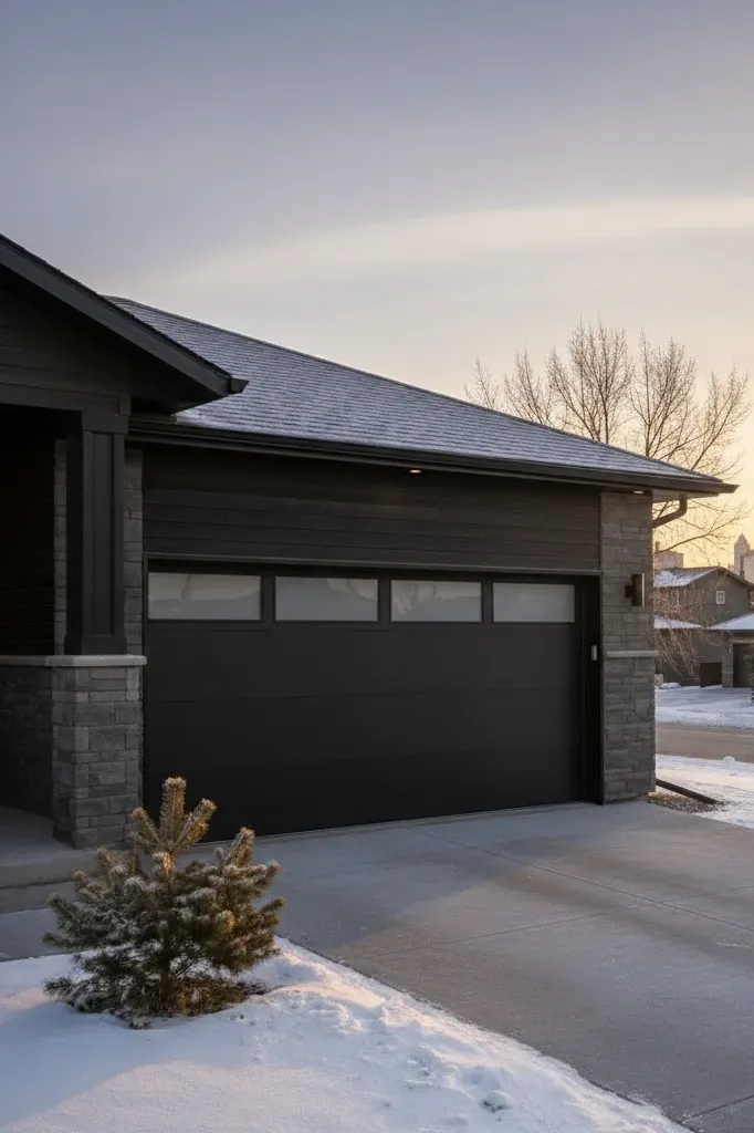 Modern garage door edmonton